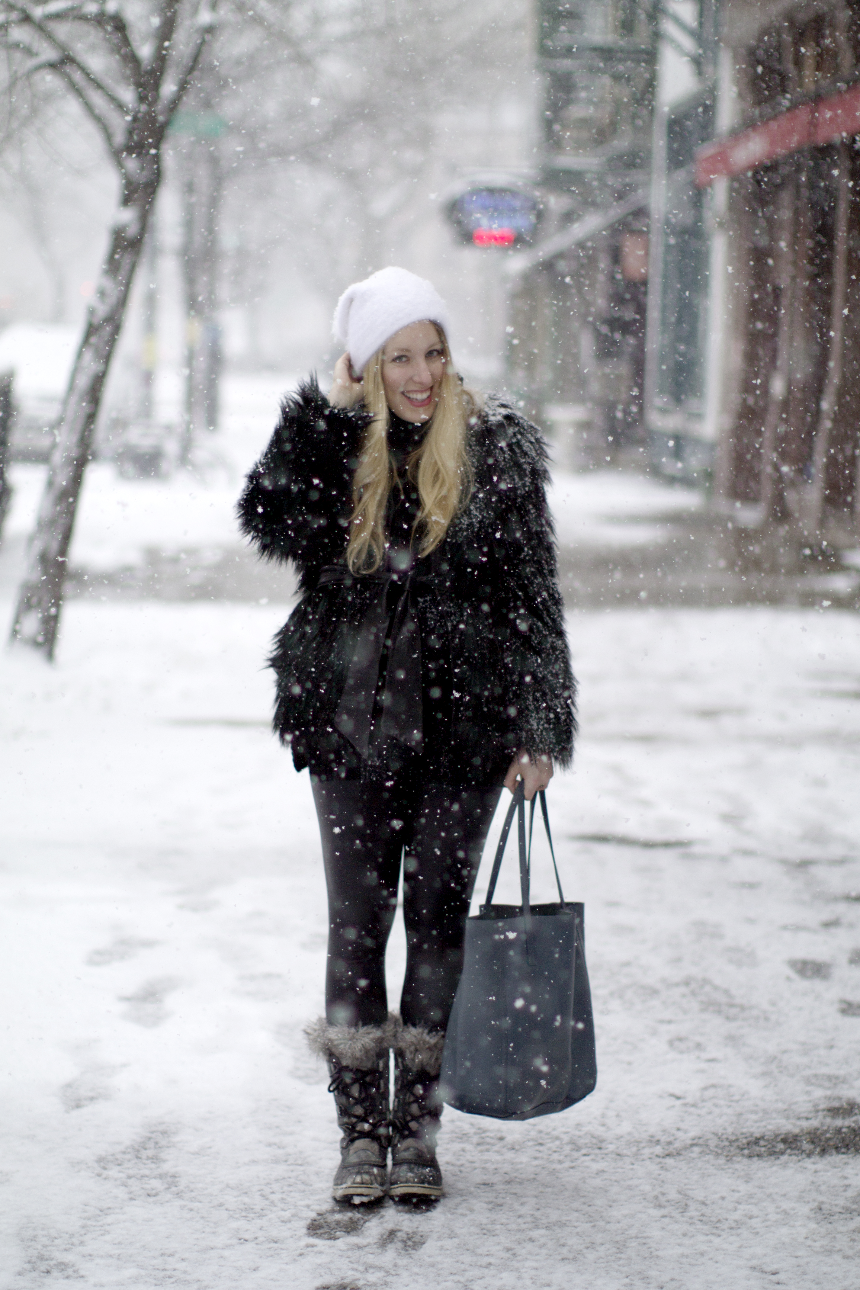 How to Dress for Tomorrow's Blizzard, Inspired by Street Style