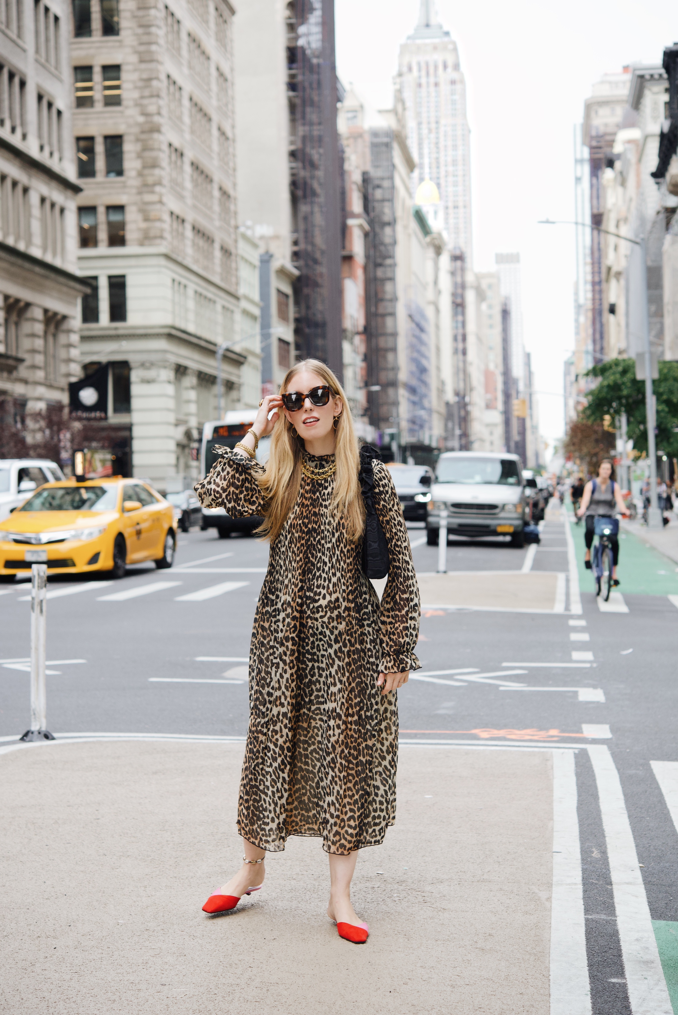 thenewyorkstylist nyfw style leopard ganni 4