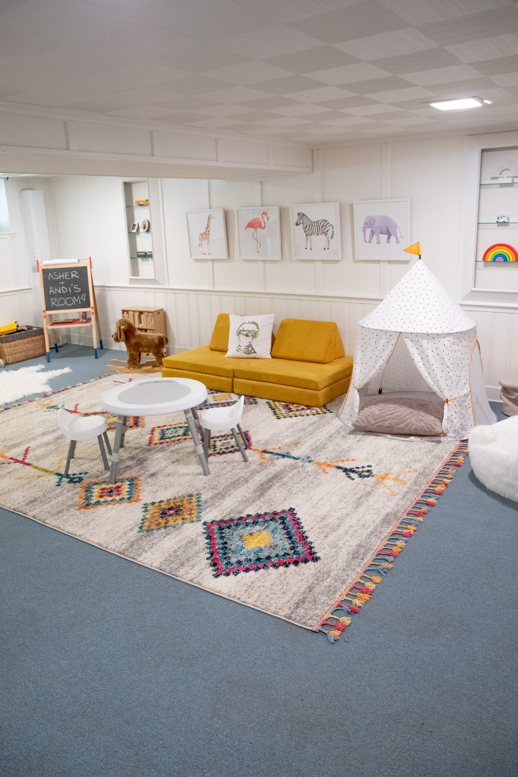 Basement Playroom Makeover On A Budget - The New York Stylist