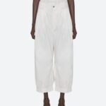 White cropped barrel-leg pants for a wardrobe refresh