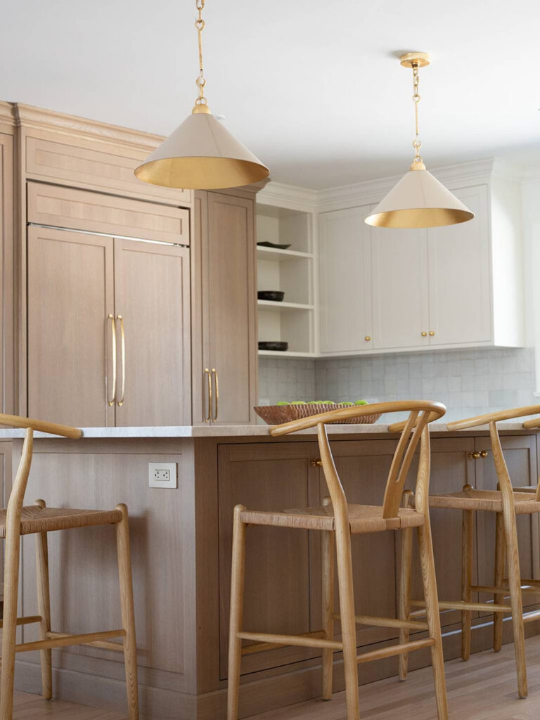Curated neutral home decor favorites featuring a light wood and white kitchen